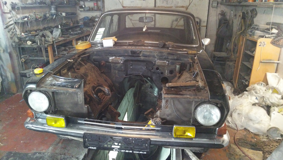 Установка M60B40 на Волгу. Part 1. Ріжемо, варимо, приміряємо 3