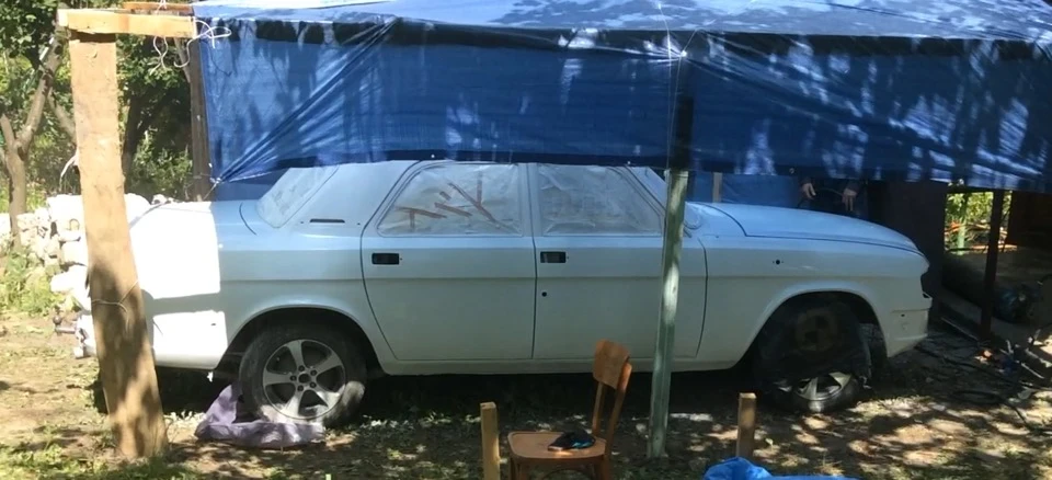 Фарбування, нове життя для Волжанки))