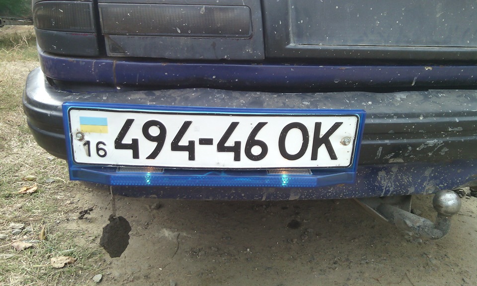 Рамка номера з підсвічуванням! 2