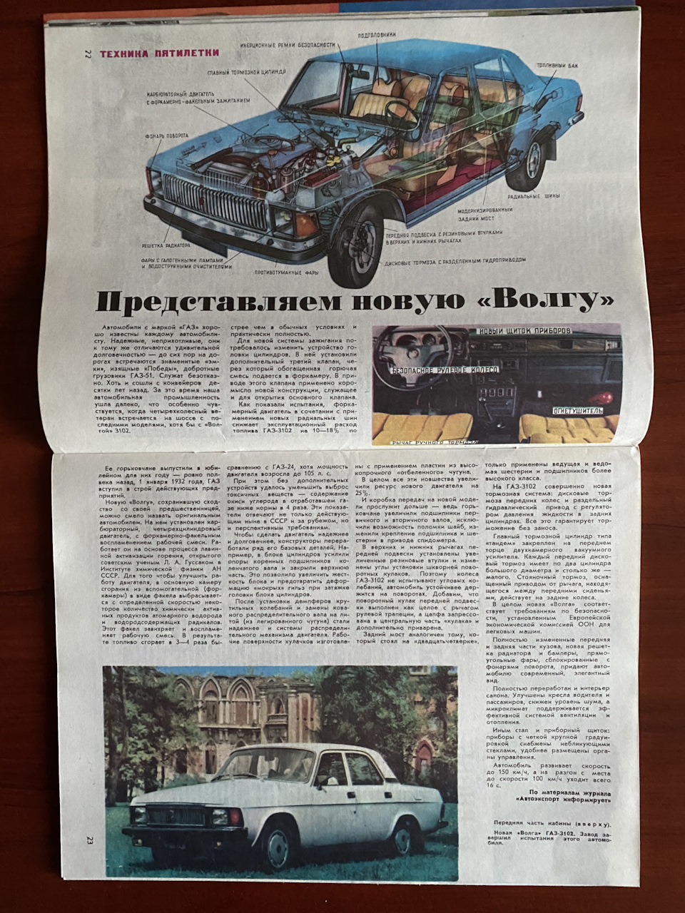 ГАЗ-3102 у журналі Техніка Молоді 1