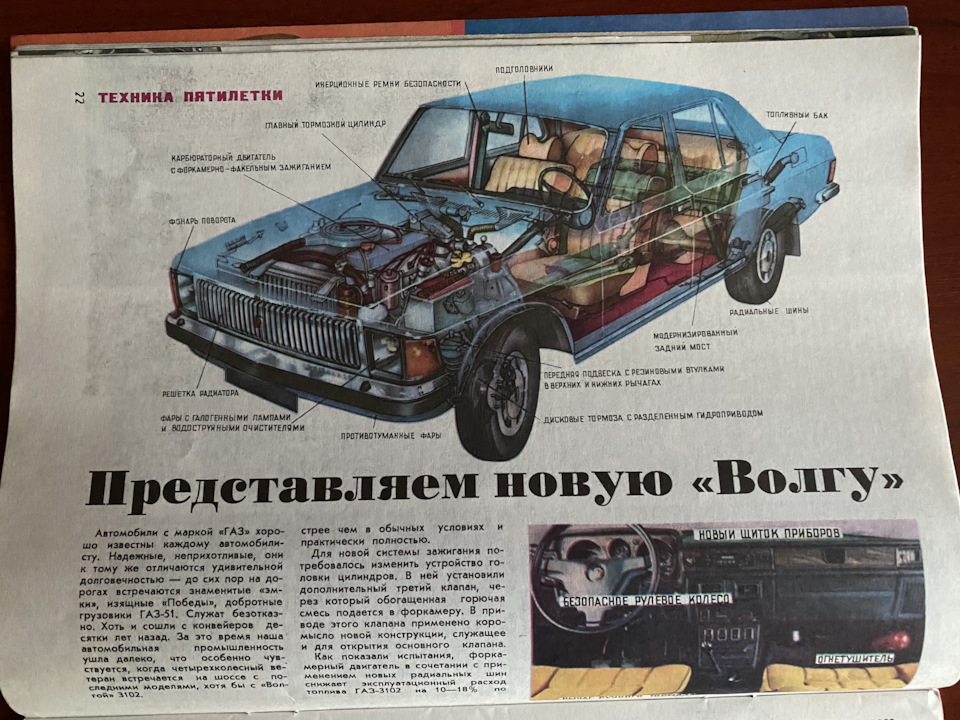 ГАЗ-3102 у журналі Техніка Молоді 2