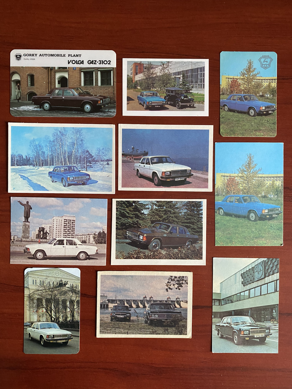 ГАЗ-3102, заводські календарі 1