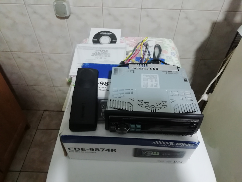 Автомагнітола ALPINE CDE-9874R+ Bluetooth KCE-350BT 3