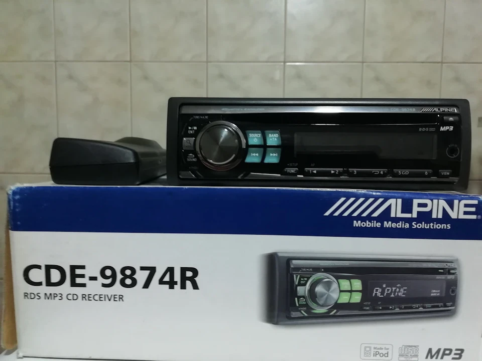 Автомагнітола ALPINE CDE-9874R+ Bluetooth KCE-350BT