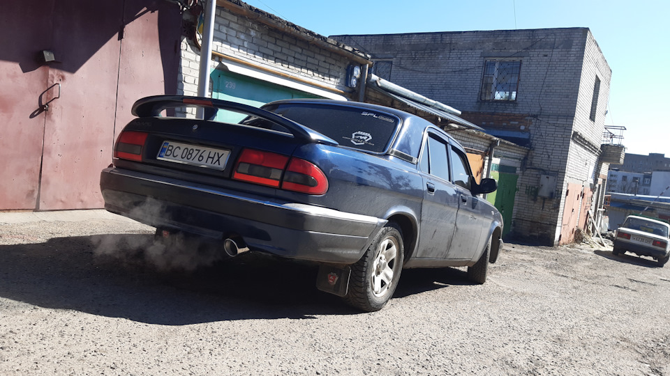 Правильний вихлоп. ЗМЗ 406 на 55 трубі. Volvo V50. 1