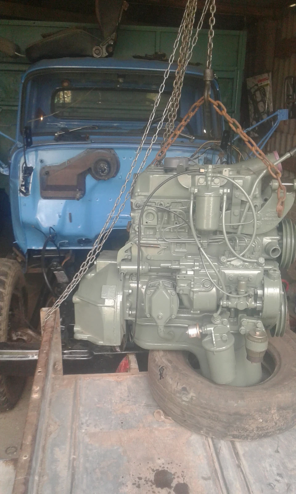 Операція з пересадки дизельного серця для мого Газіка