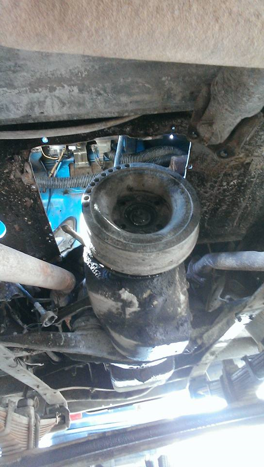 Заміна КПП та зчеплення Газ 53 (або він любить зверху) ч1 4