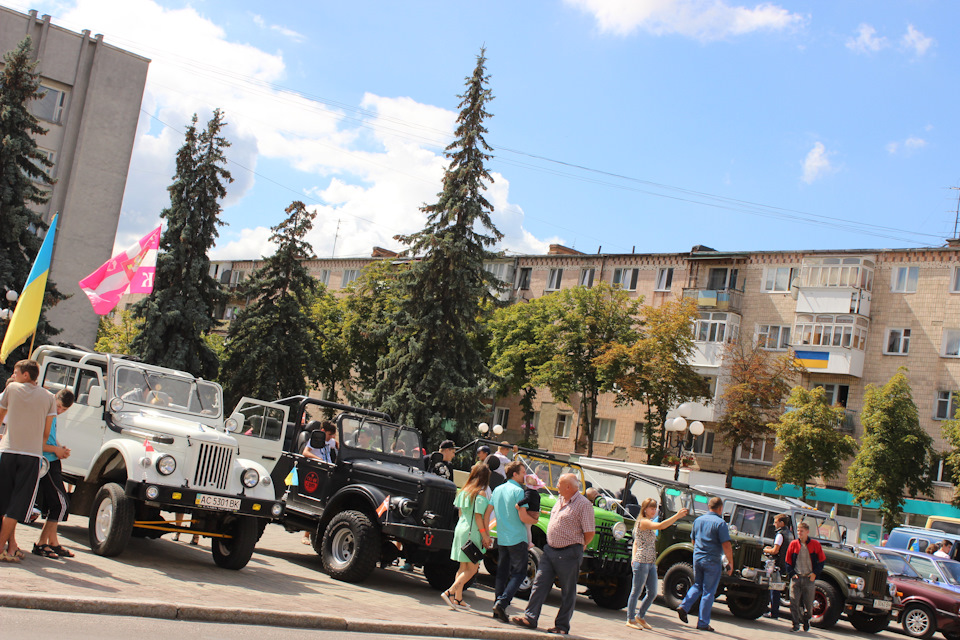 Ретро пробіг м. Ковель на День Незалежності 3