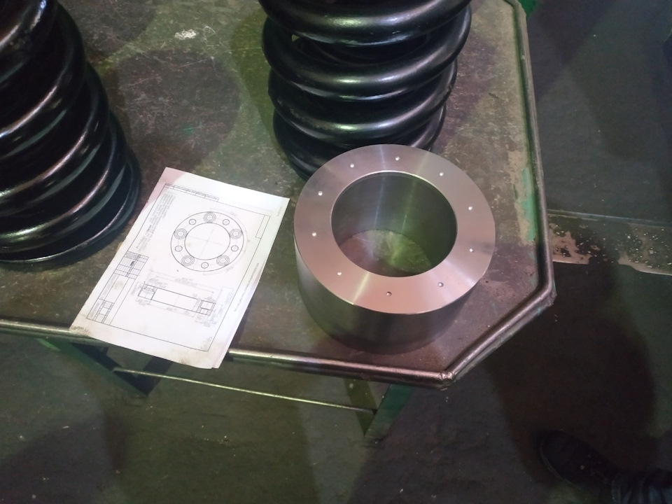 Проставки 100мм на Газ 69 1