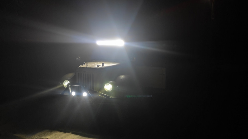 Встановлення led балки 180 watt 4