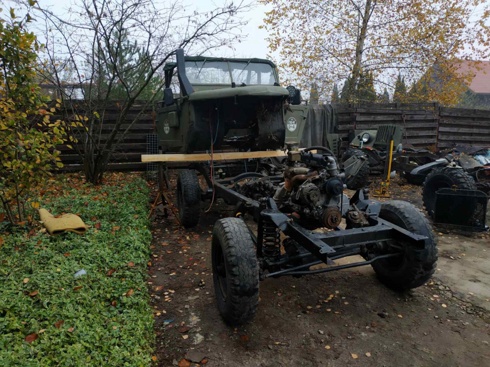 Газ69 на раму хартера Прикладка 2 2