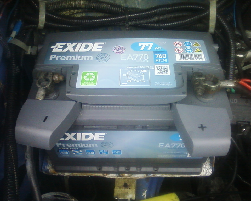 EXIDE PREMIUM EA770 77Ah 760A 1