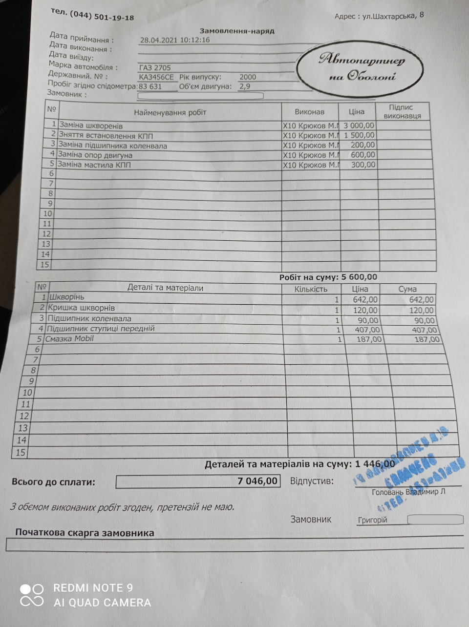 Діагностика ходової 2