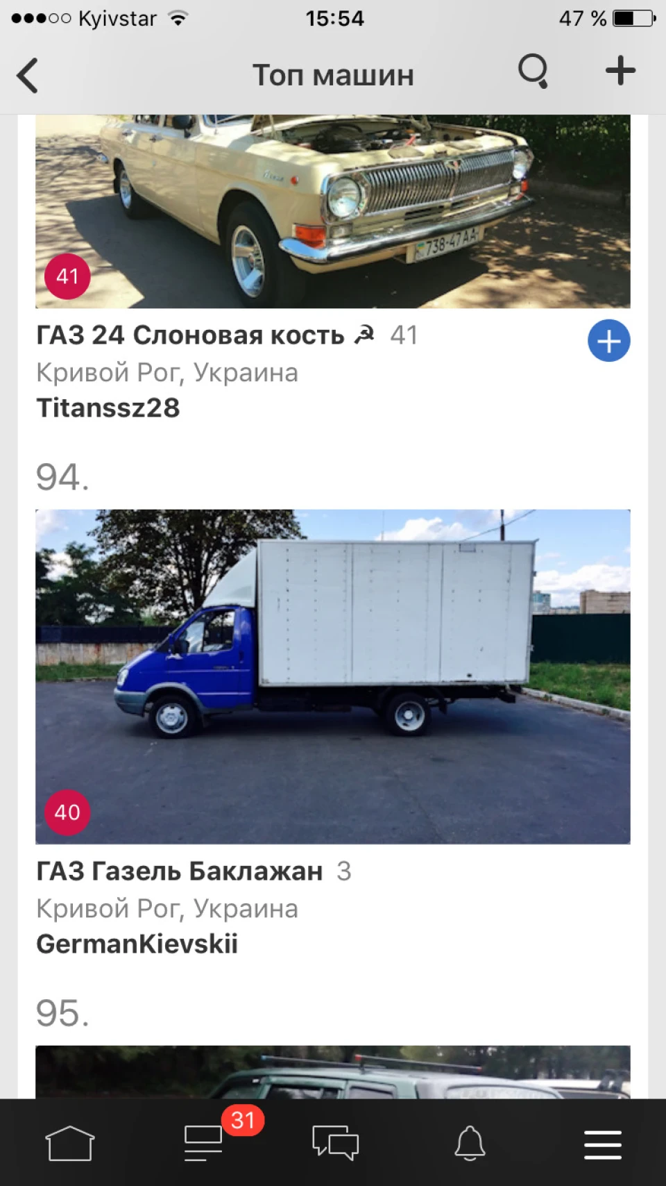 Баклажанчик у топ Кривий Ріг
