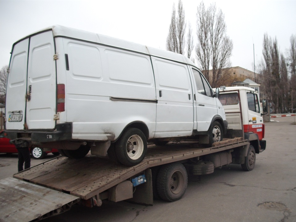 газель на евакуаторі(фото)+вона завелася! 4