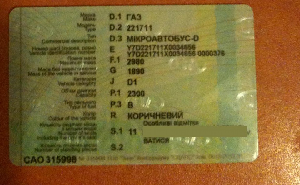 зміна категорії з D1 на В 1
