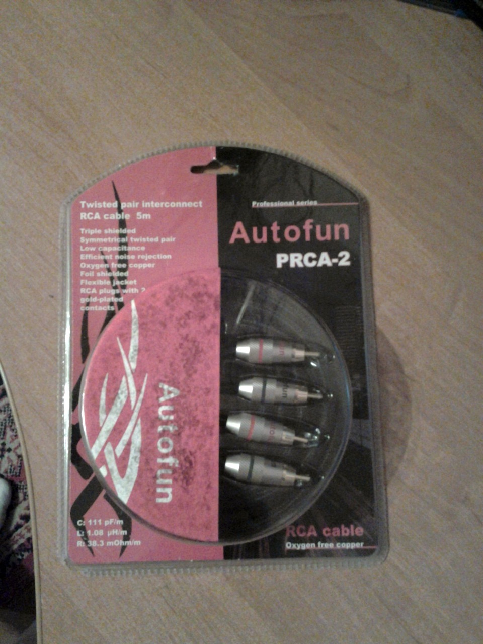 купив міжблочний кабель Autofun PRCA-2 (Professional series) 4