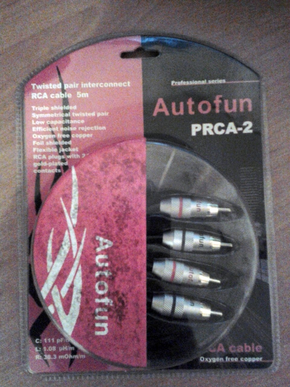 купив міжблочний кабель Autofun PRCA-2 (Professional series) 3