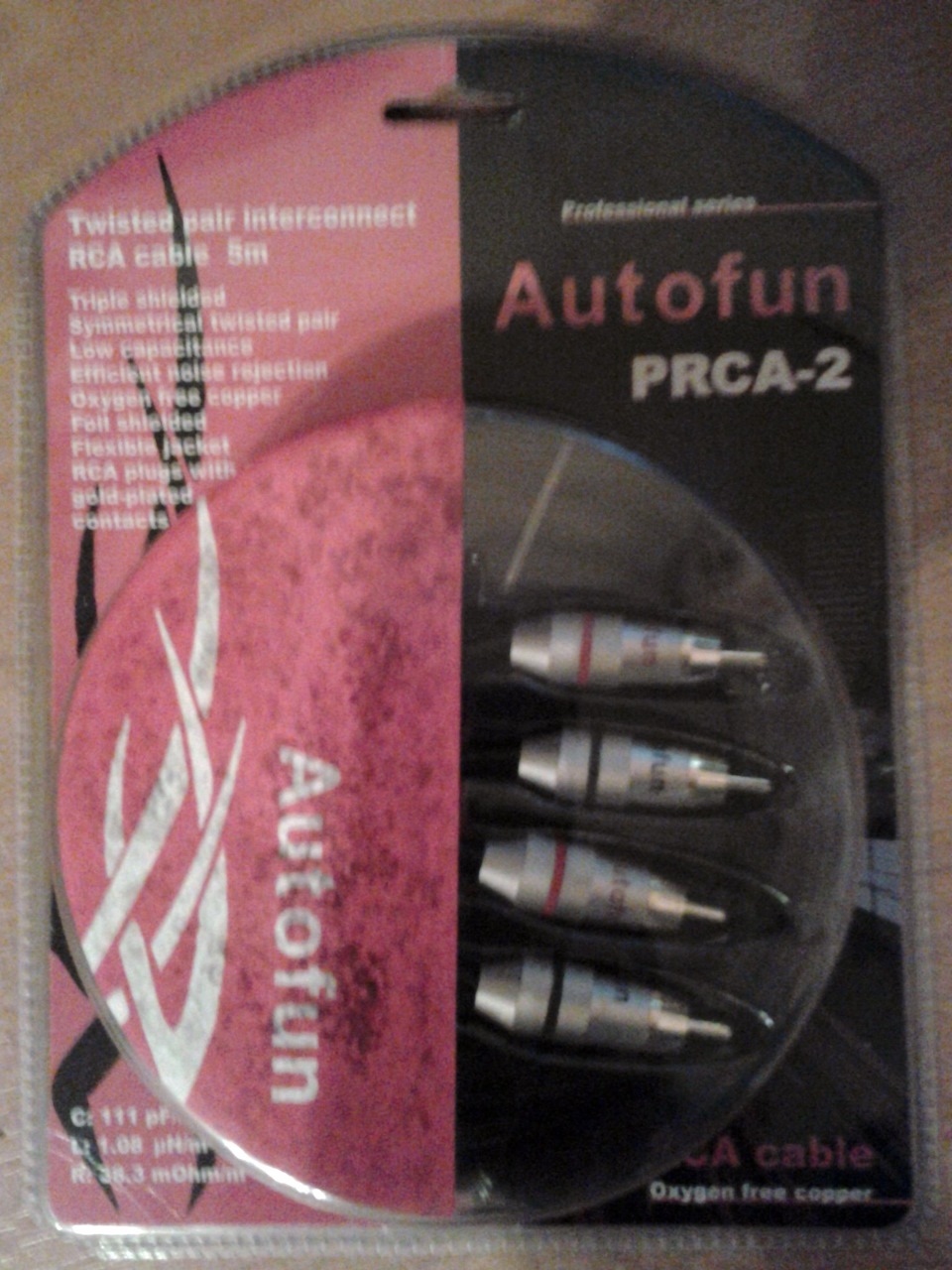 купив міжблочний кабель Autofun PRCA-2 (Professional series) 2