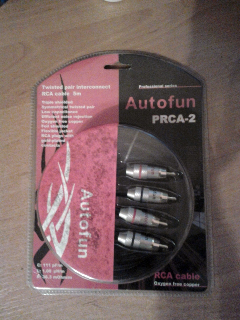 купив міжблочний кабель Autofun PRCA-2 (Professional series) 1