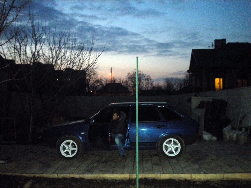 Прикладка моїх дисків на ВАЗ 2109 5