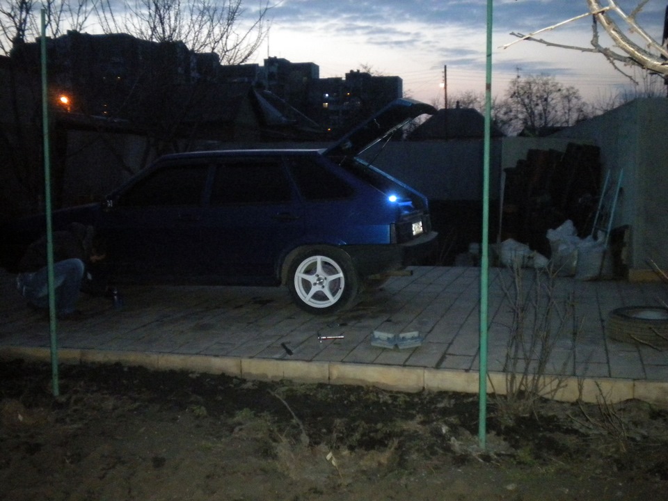Прикладка моїх дисків на ВАЗ 2109 1
