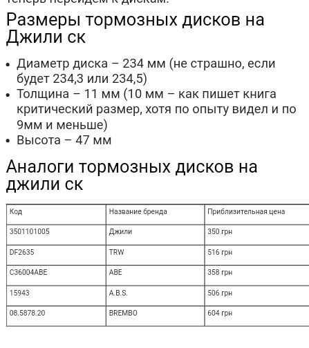 Підказки для власників Geely CK 3
