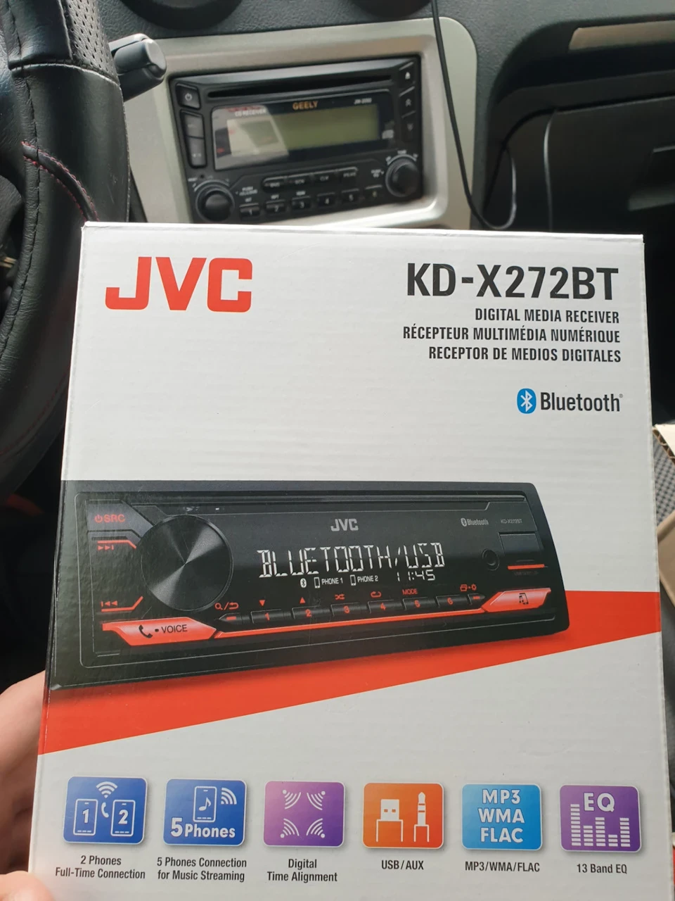 Заміна штатного ГУ на JVC KD-X272BT