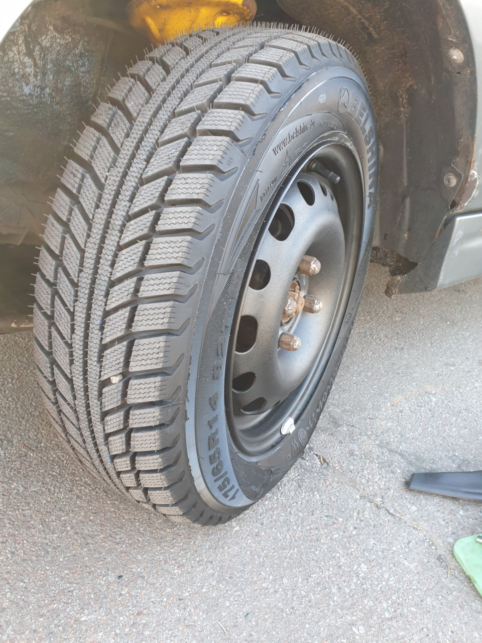 Зимова гума Белшина на Geely ck2 3