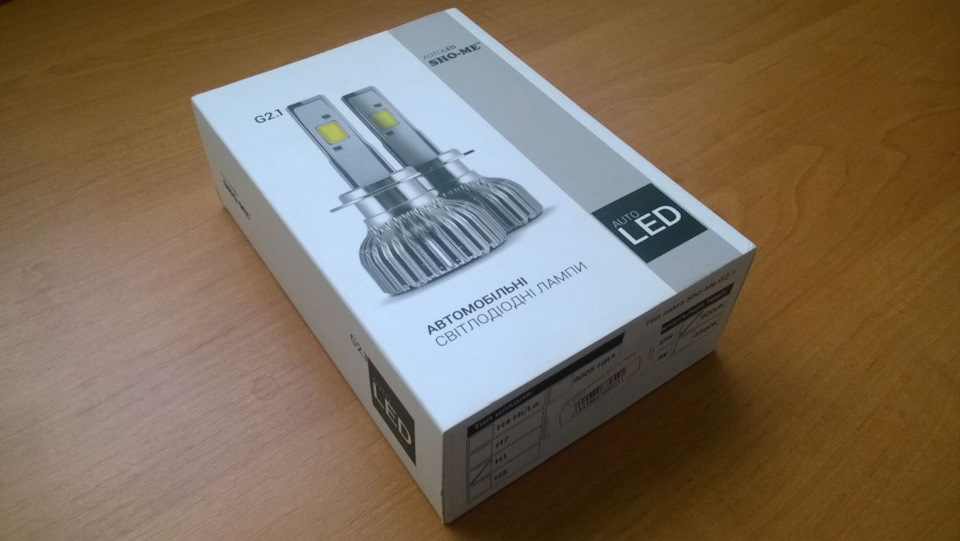 Світлодіодні лампи SHO-ME G2.1 1