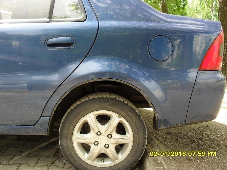 Заміна стояків задніх, на аналог з Hyundai Accent (LC) 1
