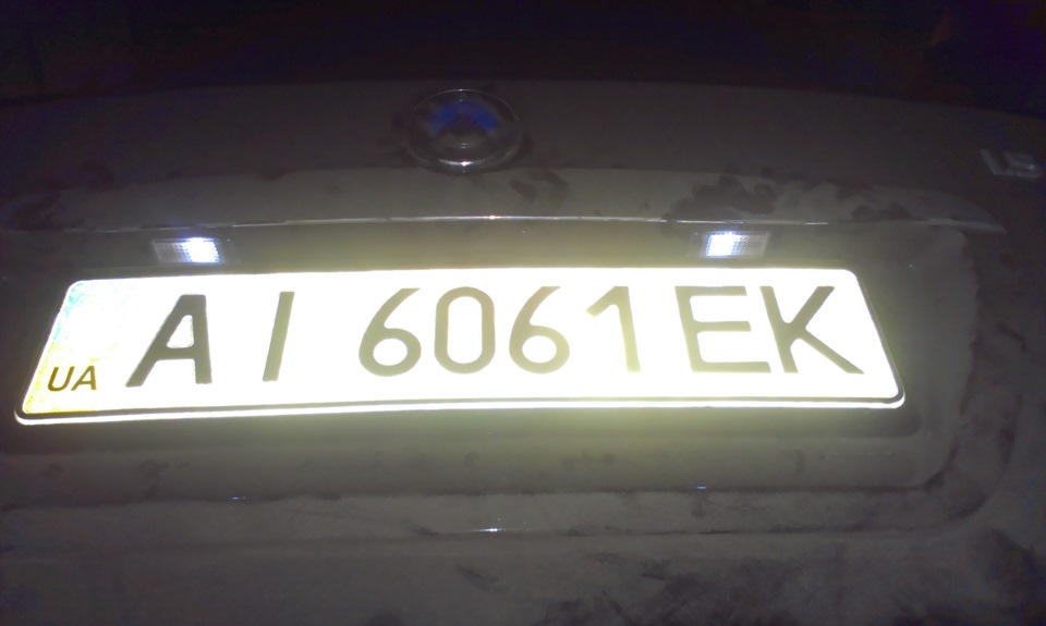 Підсвічування заднього номера))) 5