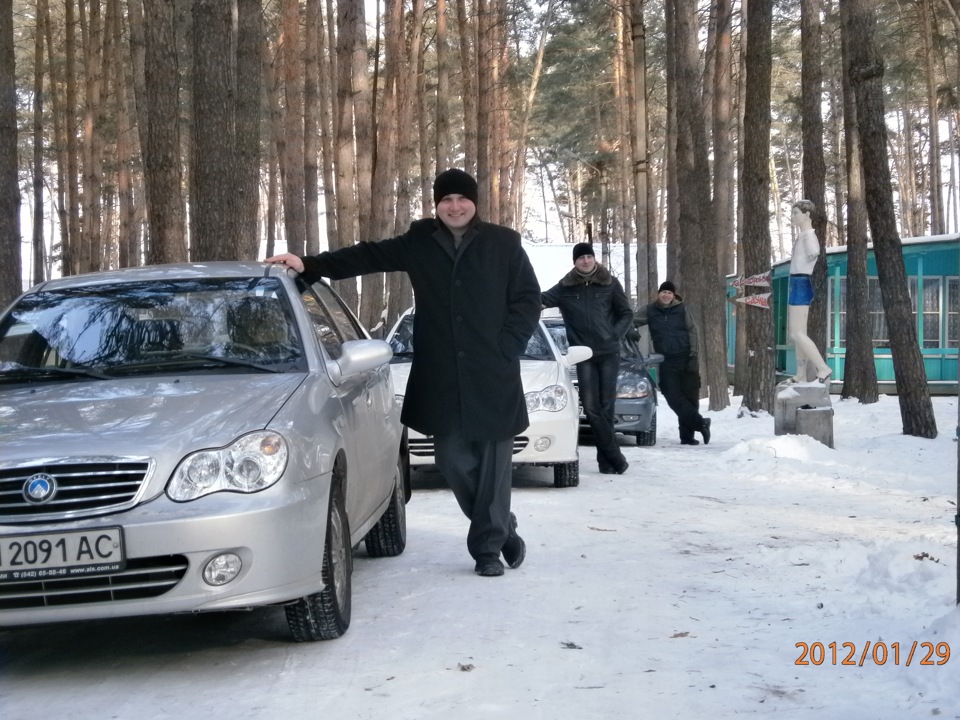 Зима, сонце, ліс і звичайно ж Geely 3