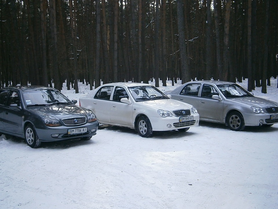 Зима, сонце, ліс і звичайно ж Geely 4