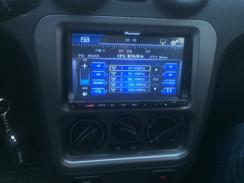 Установка 2Din Pioneer Pi-803 5