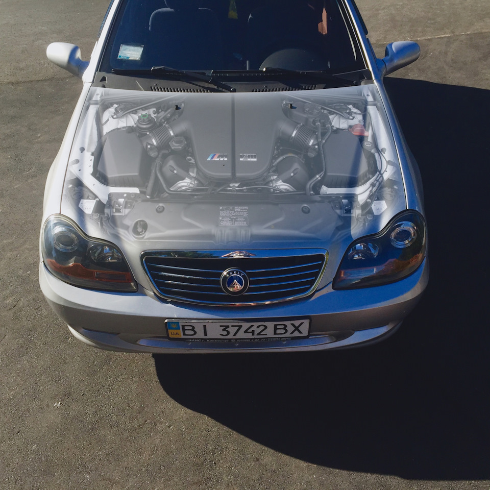 Мотор від BMW M5 F10 V10 у моїй Geely CK 1