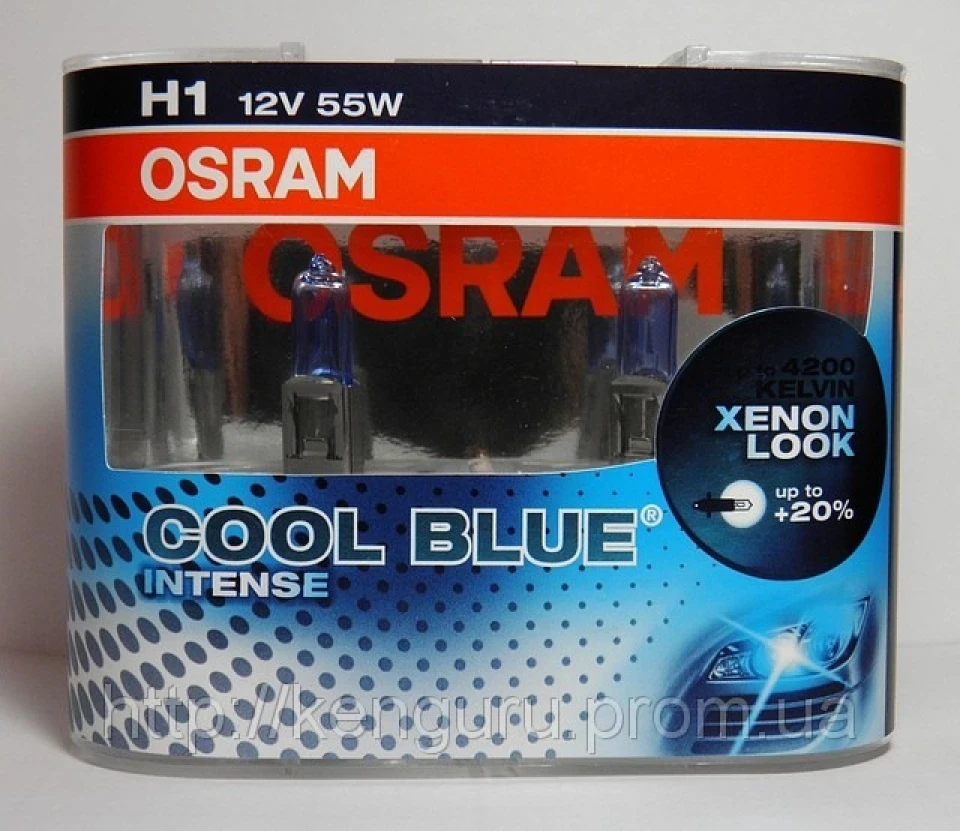 Заміна лампочок Osram Cool Blue Intense (4200K) H1, H3