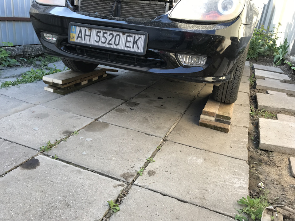 Відвалився мотор + незначна ДТП))) 3