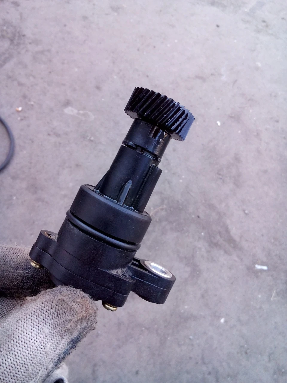 Накрився sensor speed .