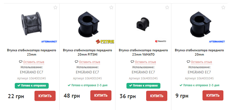 Стук стоек стабилизатора EC7 2