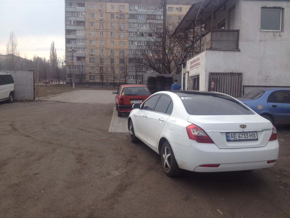 Перевзувся Emgrand ec7 2
