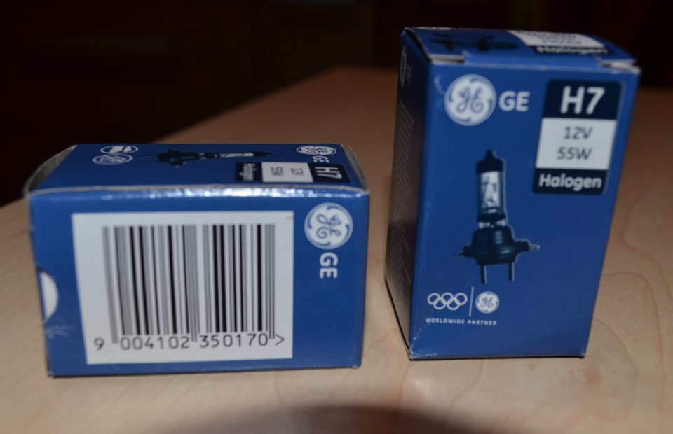 Недорогі галогенні лампочки GE H7 пробіг 60 500 тис км 1