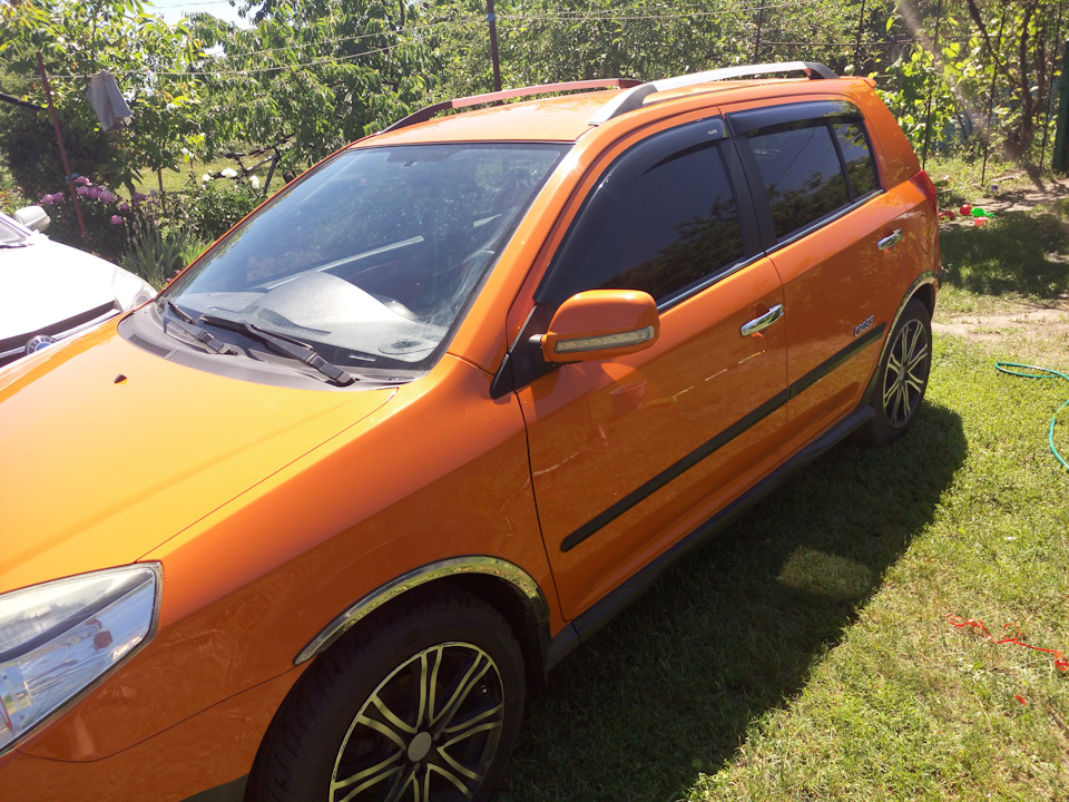 Дефлектори вікон для авто Geely MK Cross 4