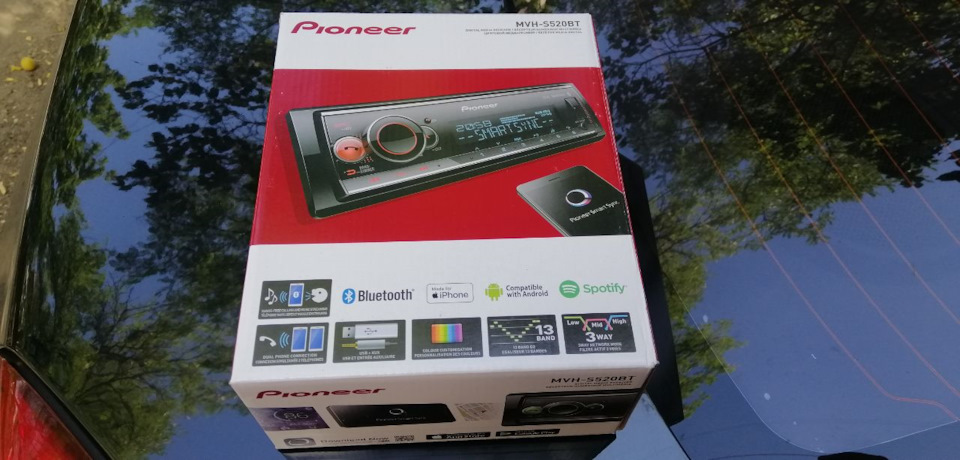 Pioneer MVH-S520Bt пришло твое время))) 2