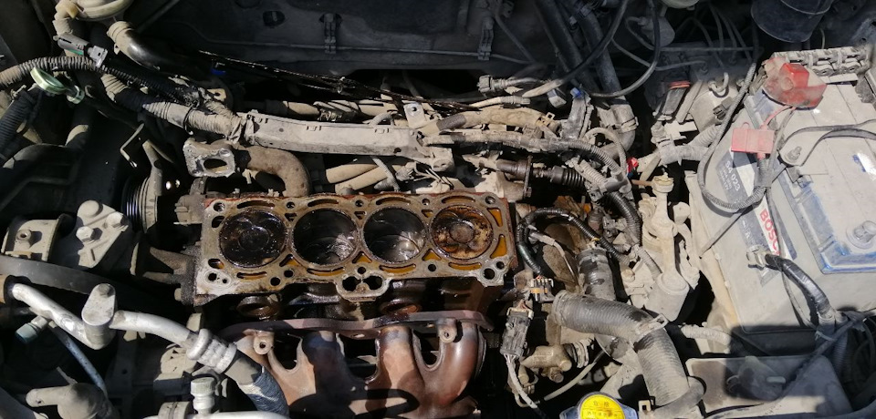 Прогорел клапан Geely MK 1.5 4