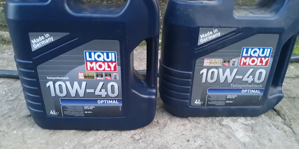 Liqui moly optimal oil replacement 10w-40