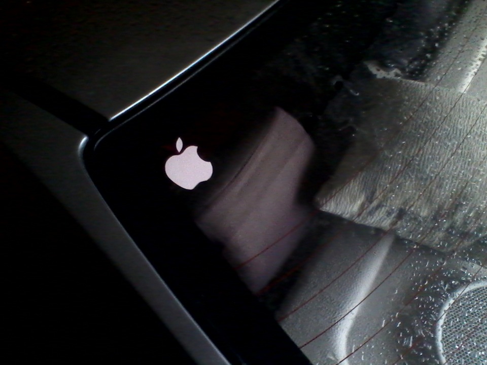 наклейка apple 1
