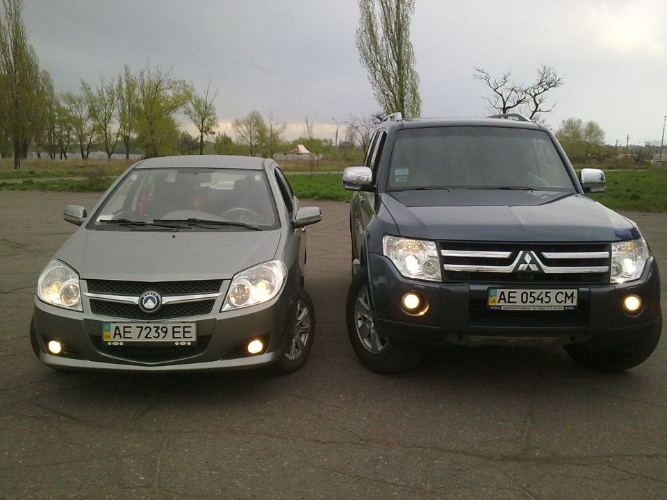 Прогулянка Geely MK & Mitsubishi Pajero 4
