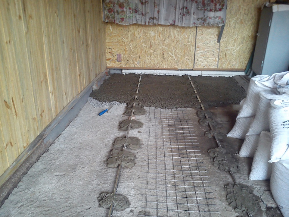 Рівна підлога в гаражі 3