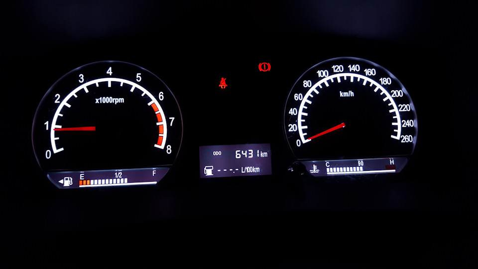 Приладова панель від Geely SL 1